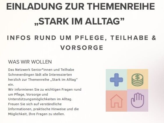 Themenreihe „Stark im Alltag“