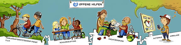 Illustration von Johannes Benedix für Lebenshilfe Soltau e.V.