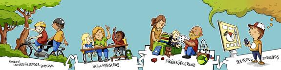 Illustration von Johannes Benedix für Lebenshilfe Soltau e.V.